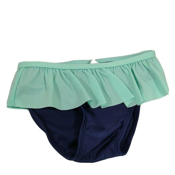 Cat & Jack 2 pc Tankini Swimsuit Dolphin Graphic Girls Size 18 Month Blue NEW - Picture 4 of 9